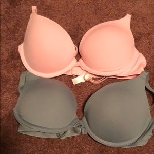 Lot of 2 VS pink everywhere bra 34c